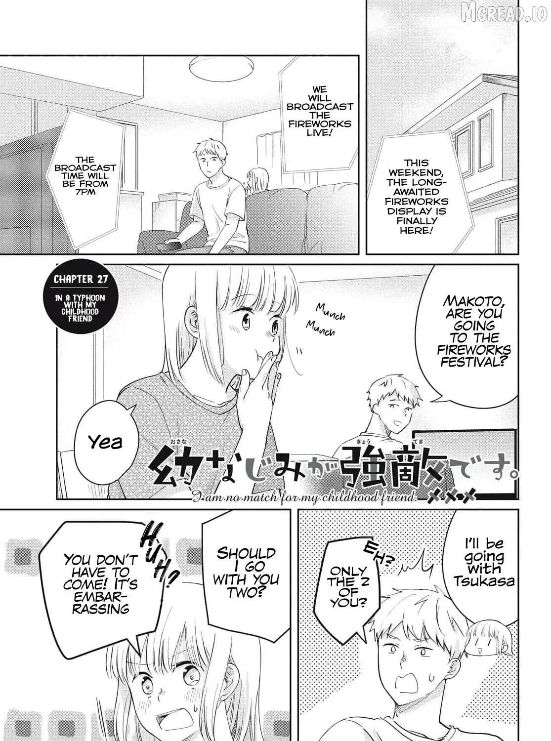 I Am No Match for My Childhood Friend - Chapter 27 - Page 1