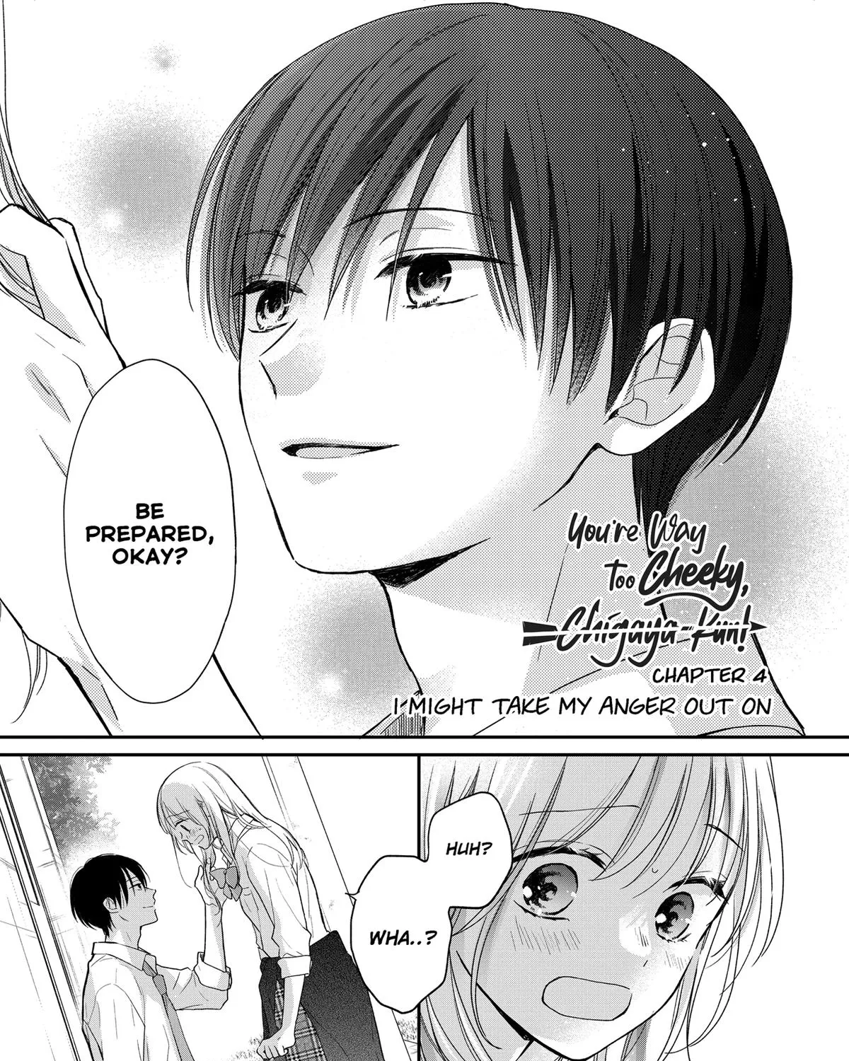 You’re Way Too Cheeky, Chigaya-kun! - Chapter 4 - Page 1