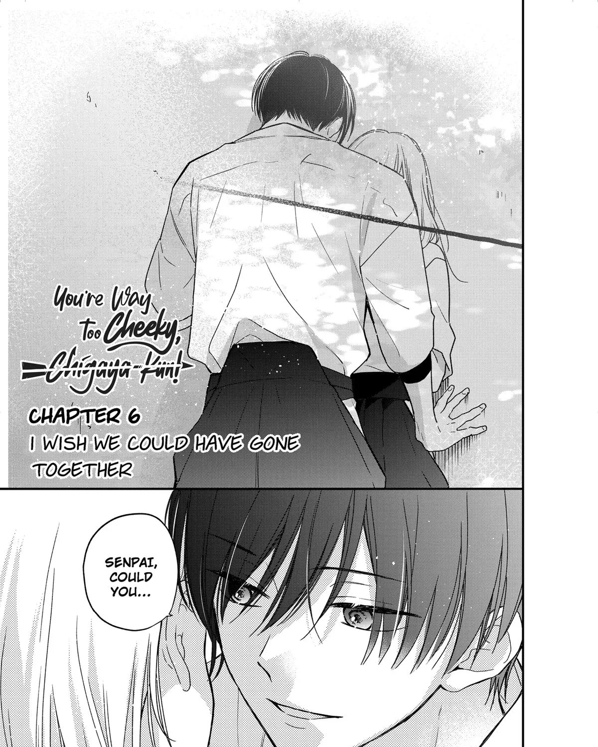You’re Way Too Cheeky, Chigaya-kun! - Chapter 6 - Page 1