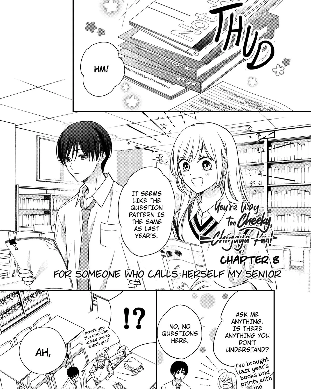 You’re Way Too Cheeky, Chigaya-kun! - Chapter 8 - Page 1