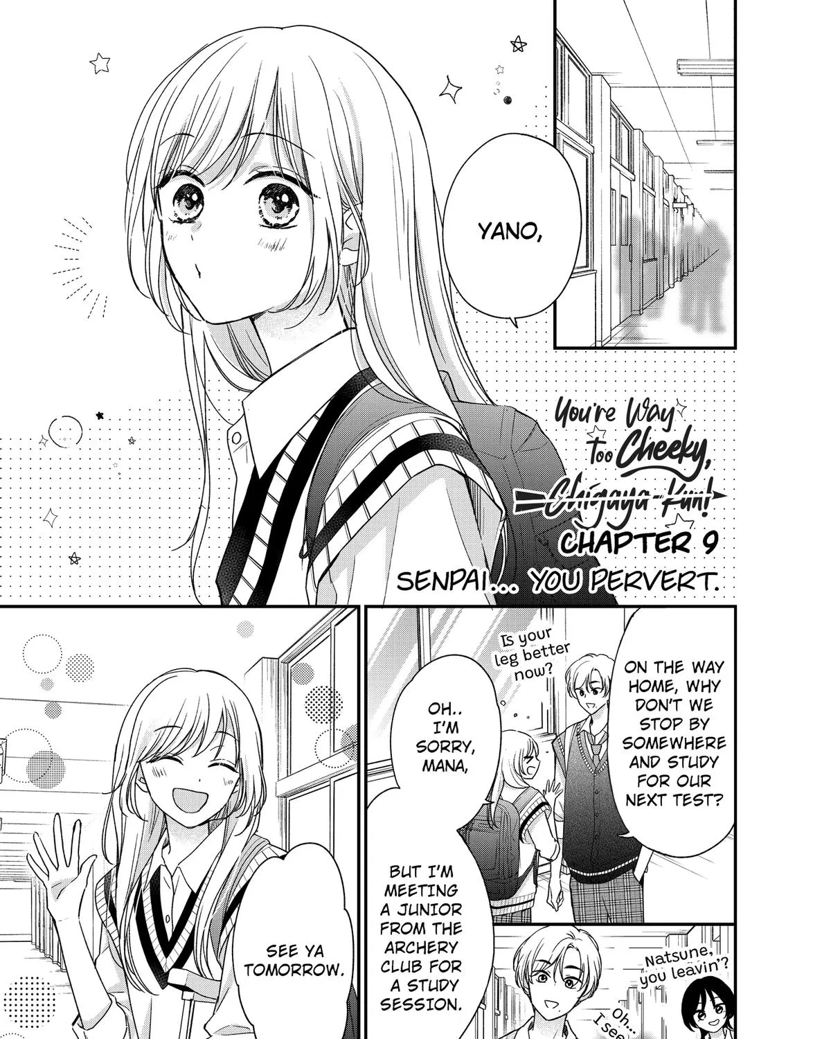 You’re Way Too Cheeky, Chigaya-kun! - Chapter 9 - Page 1