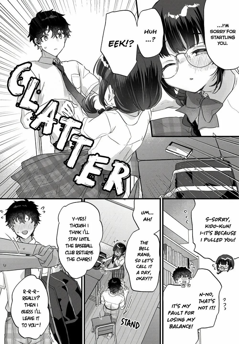 After I Let The Small And Cute Intellectual Senior Of The Literature Club Sit On My Lap, She Started Sitting There Every Day - Chapter 3.2 - Page 6
