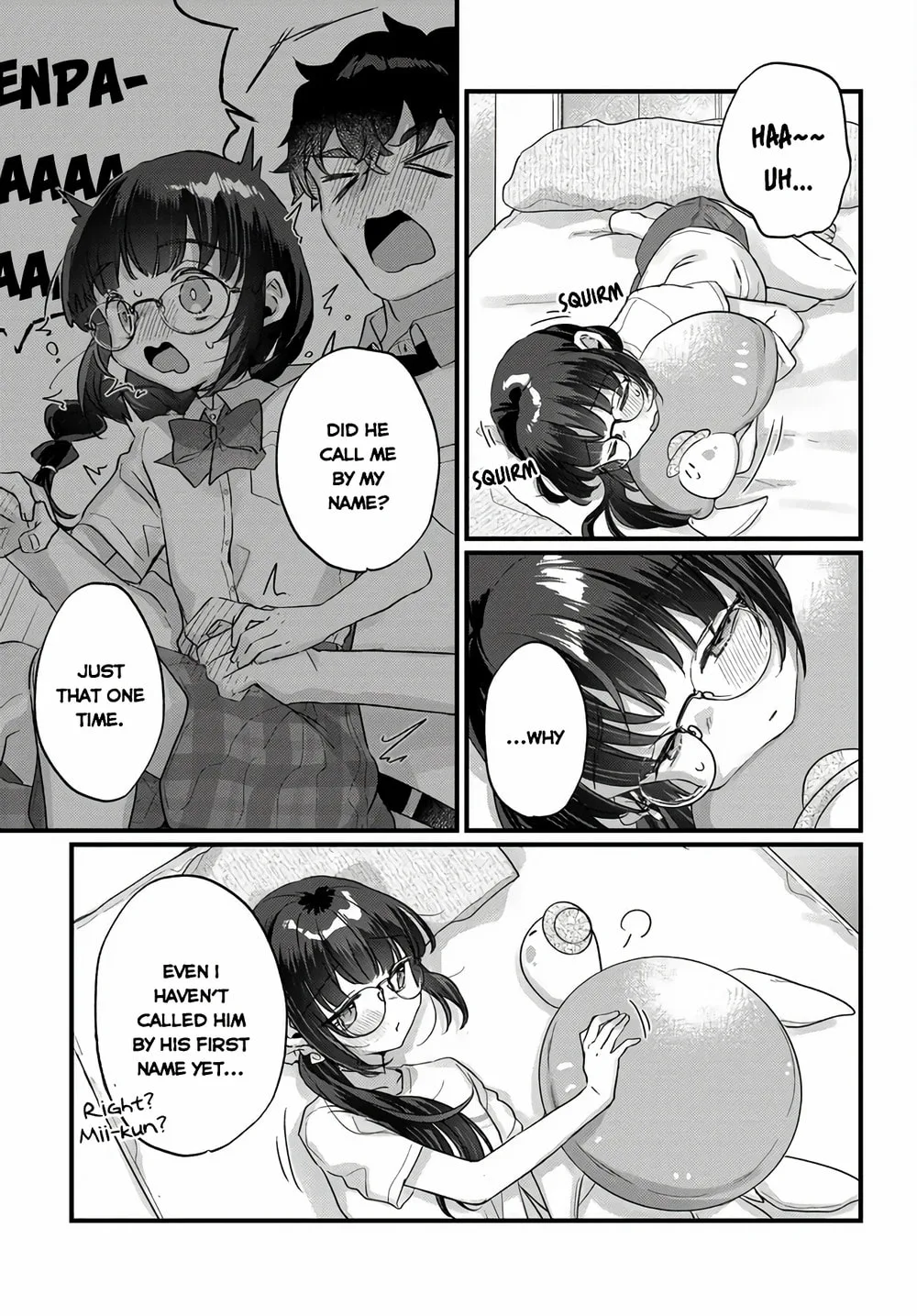 After I Let The Small And Cute Intellectual Senior Of The Literature Club Sit On My Lap, She Started Sitting There Every Day - Chapter 3.2 - Page 11