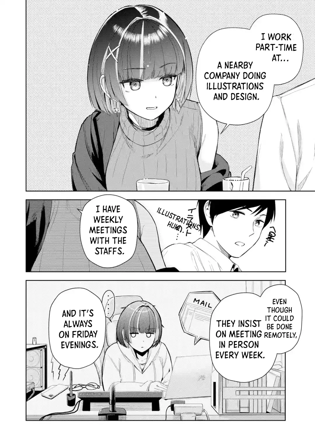 The Story of the Cool, Downer-type University Girl Beside Me at the Standing Bar - Chapter 1 - Page 38