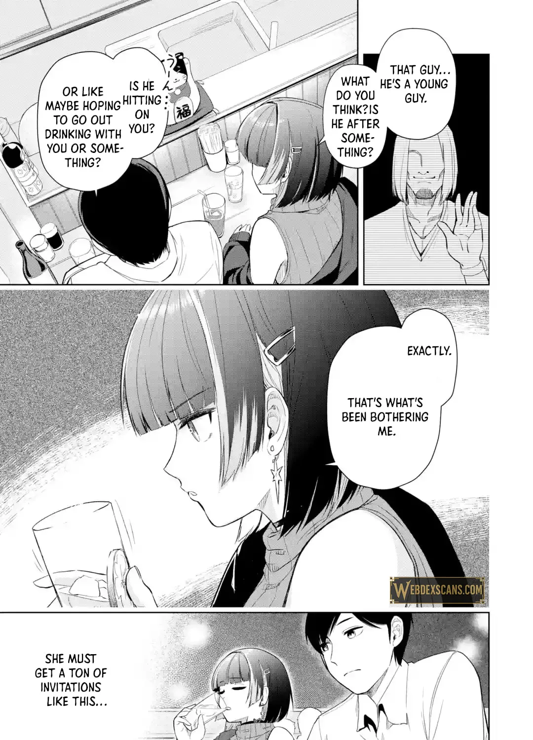 The Story of the Cool, Downer-type University Girl Beside Me at the Standing Bar - Chapter 1 - Page 39