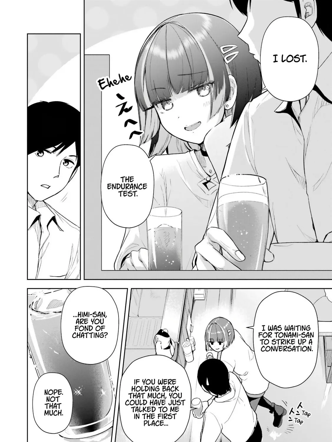 The Story of the Cool, Downer-type University Girl Beside Me at the Standing Bar - Chapter 3 - Page 9
