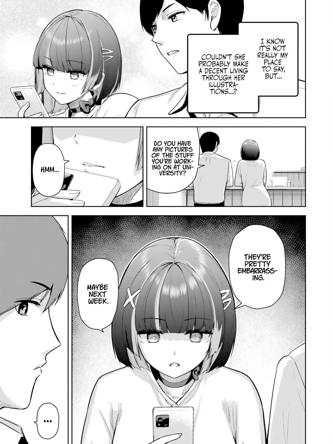 The Story of the Cool, Downer-type University Girl Beside Me at the Standing Bar - Chapter 3 - Page 27