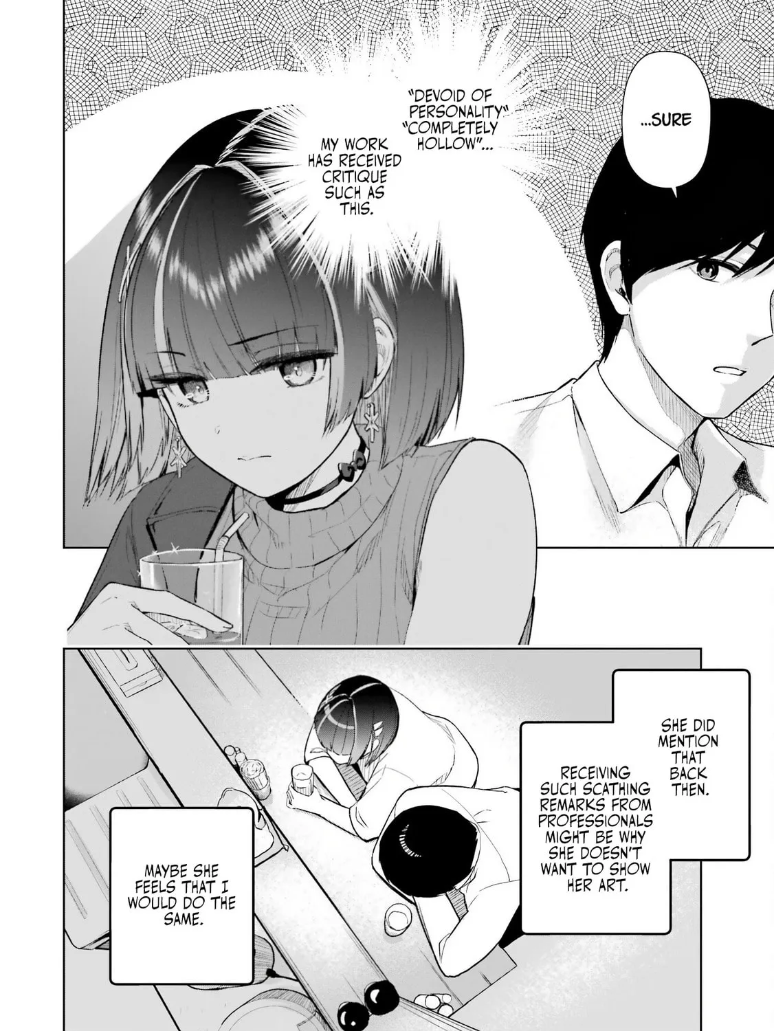 The Story of the Cool, Downer-type University Girl Beside Me at the Standing Bar - Chapter 3 - Page 29