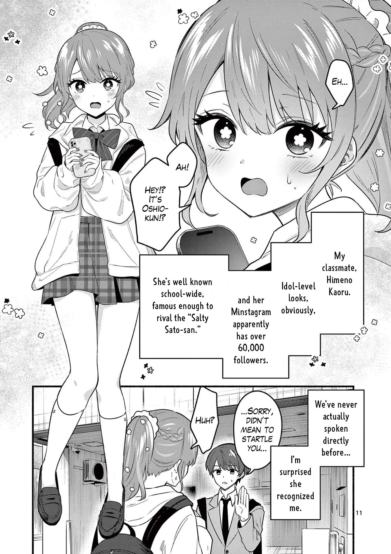 Shiotaiou no Sato-san ga Ore ni dake Amai - Chapter 83 - Page 11