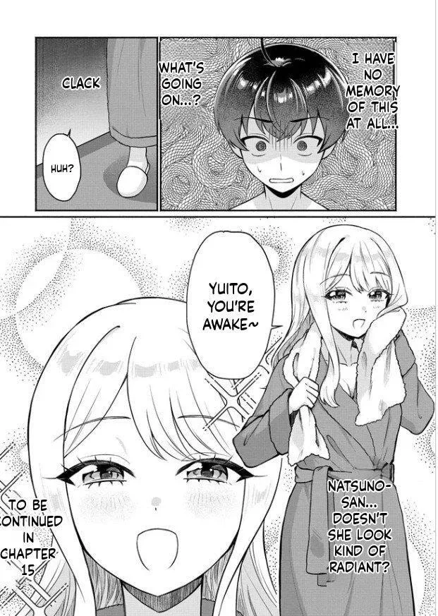 Douyara Ore wa Imadoki Gal na Toshiue Osananajimi kara Gekiomo Kanjou wo Mukerareteiru Rashii - Chapter 14 - Page 13