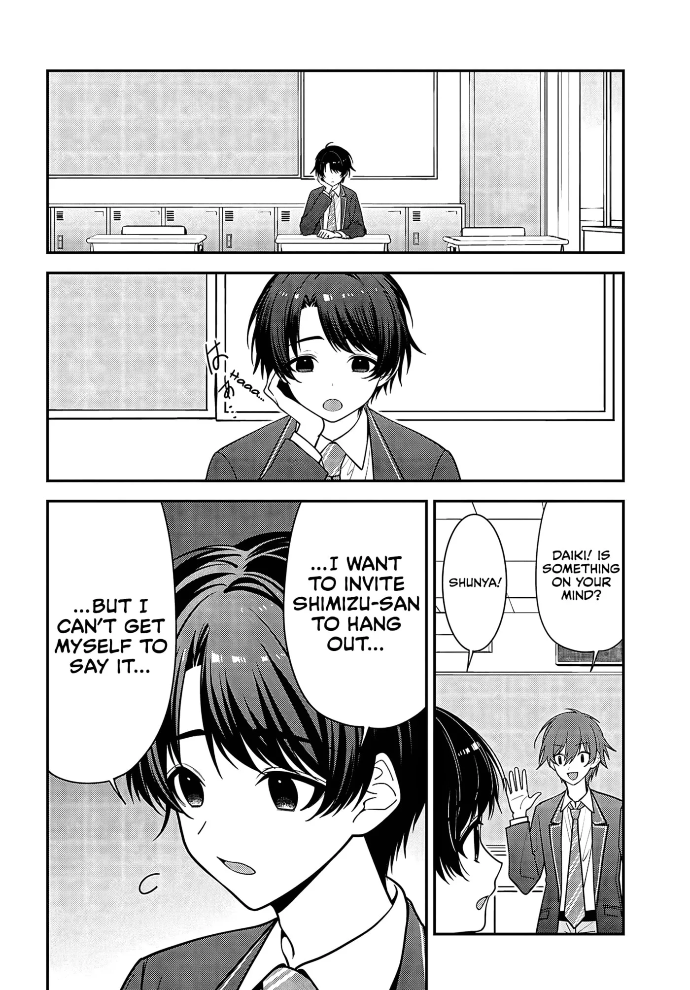 Tonari no Seki no Yankee Shimizu-san ga Kami o Kuroku Sometekita - Chapter 19 - Page 4