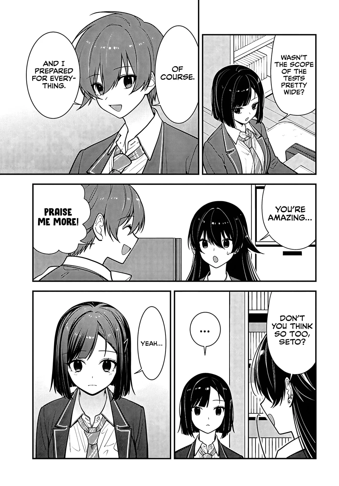 Tonari no Seki no Yankee Shimizu-san ga Kami o Kuroku Sometekita - Chapter 19 - Page 15