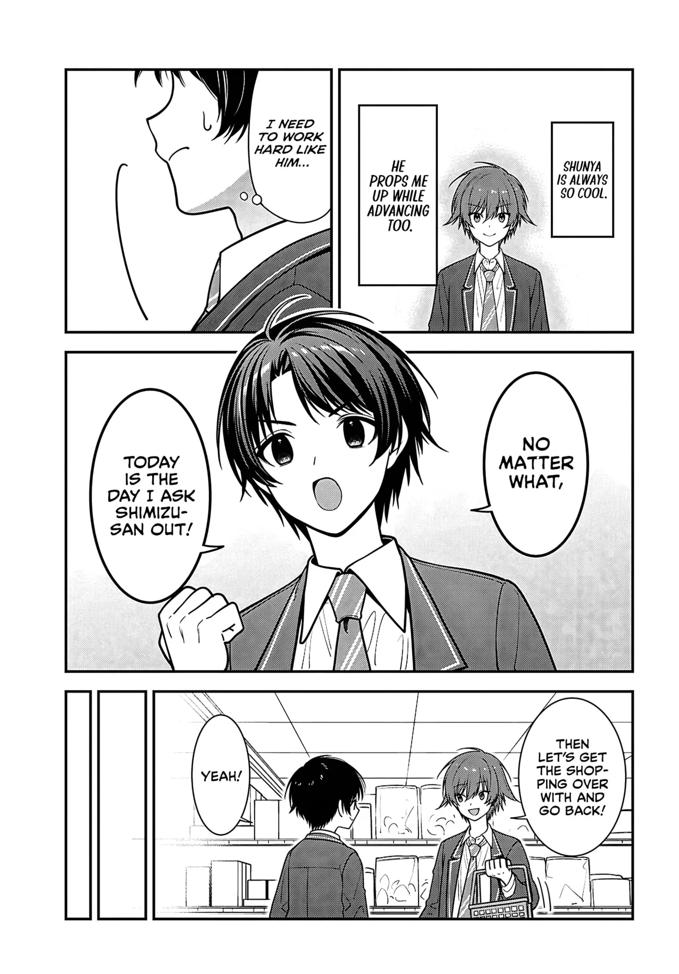 Tonari no Seki no Yankee Shimizu-san ga Kami o Kuroku Sometekita - Chapter 19 - Page 23