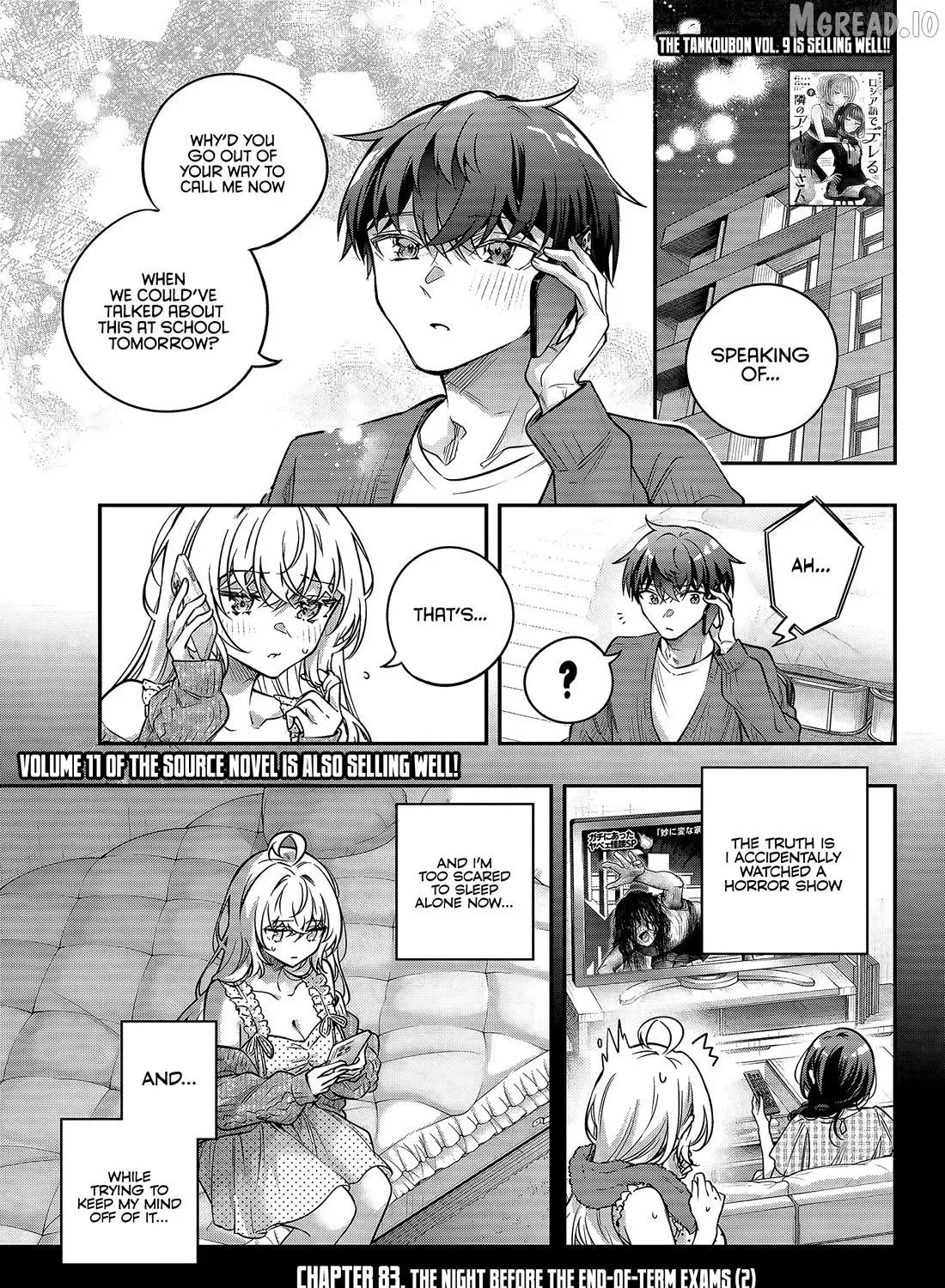 Tokidoki Bosotto Roshia-go de Dereru Tonari no Alya-san - Chapter 83 - Page 1
