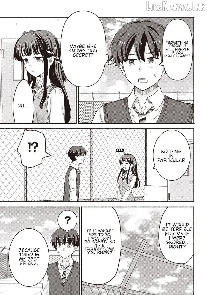 Nee, Mou Isso Tsukiacchau? Osananajimi no Bishoujo ni Tanomarete, Camo Kareshi Hajimemashita - Chapter 38 - Page 17