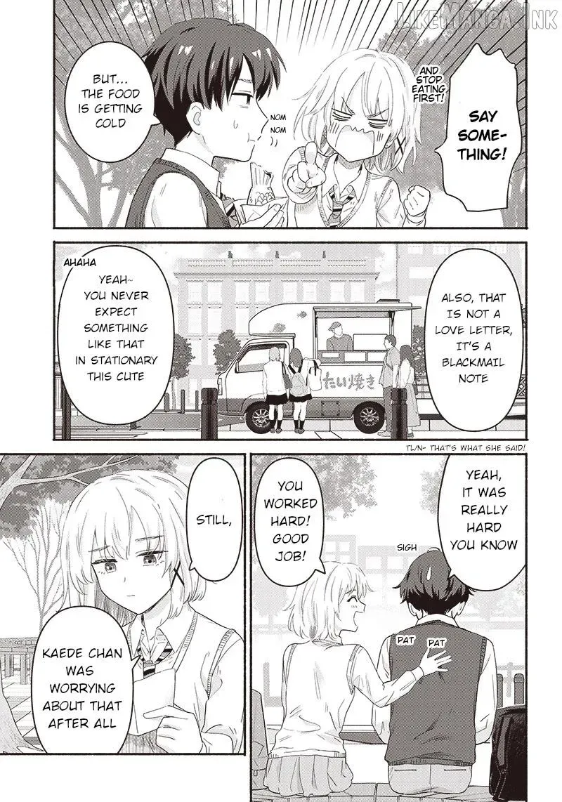 Nee, Mou Isso Tsukiacchau? Osananajimi no Bishoujo ni Tanomarete, Camo Kareshi Hajimemashita - Chapter 39 - Page 3