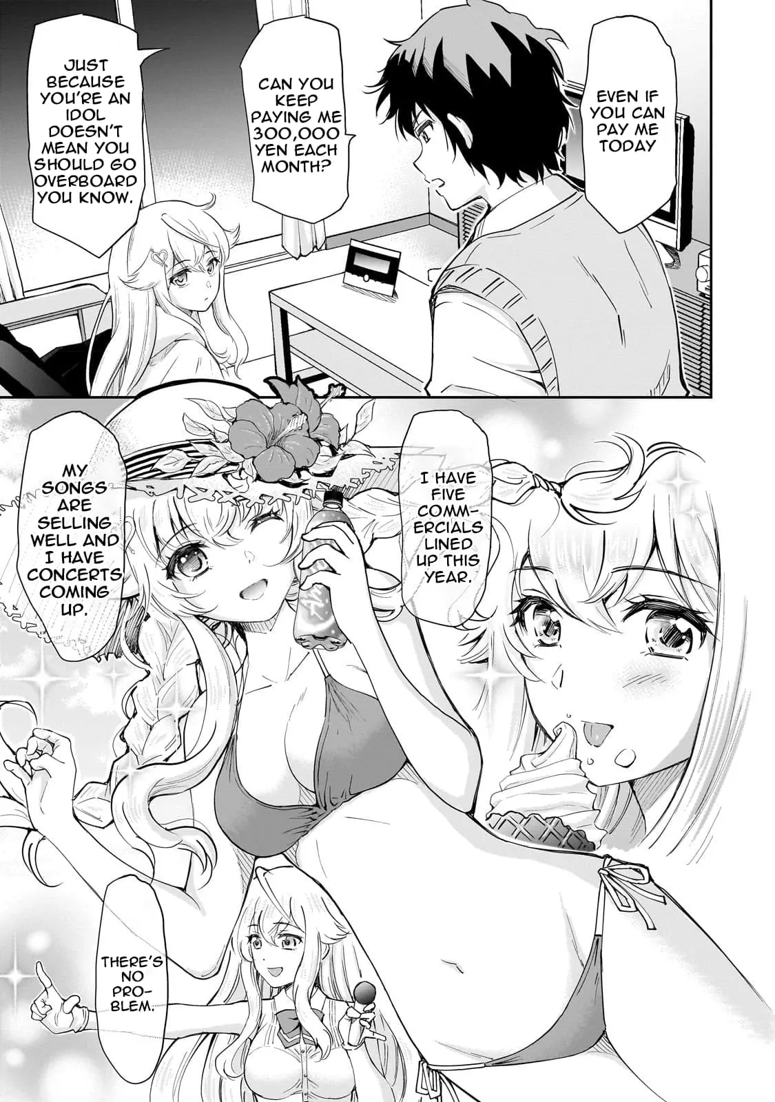 Isshou Hatarakitakunai Ore ga Classmate no Daininki Idol ni Natsukaretara - Chapter 3 - Page 19