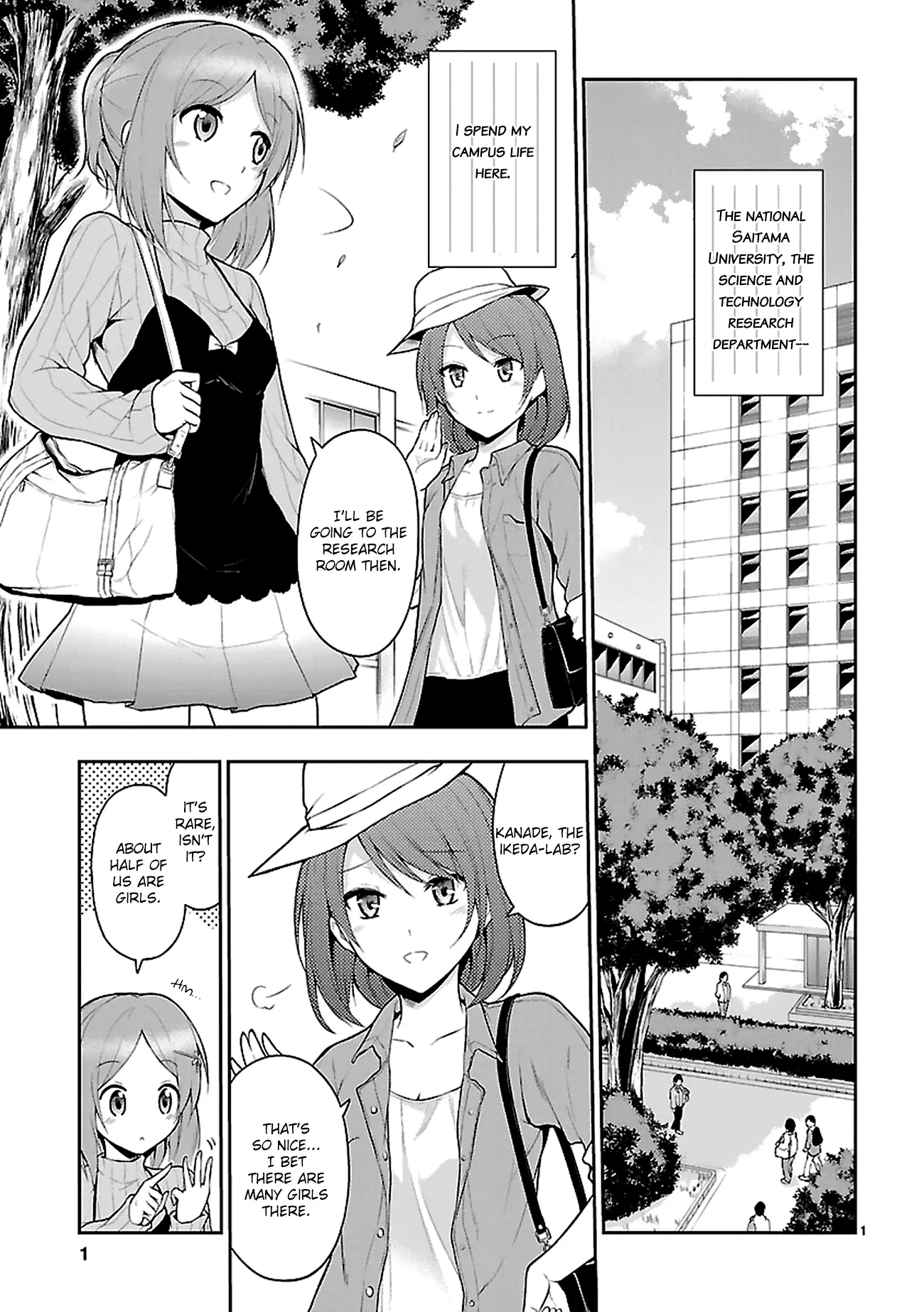 Rikei ga Koi ni Ochita no de Shoumei shitemita - Chapter 3 - Page 1