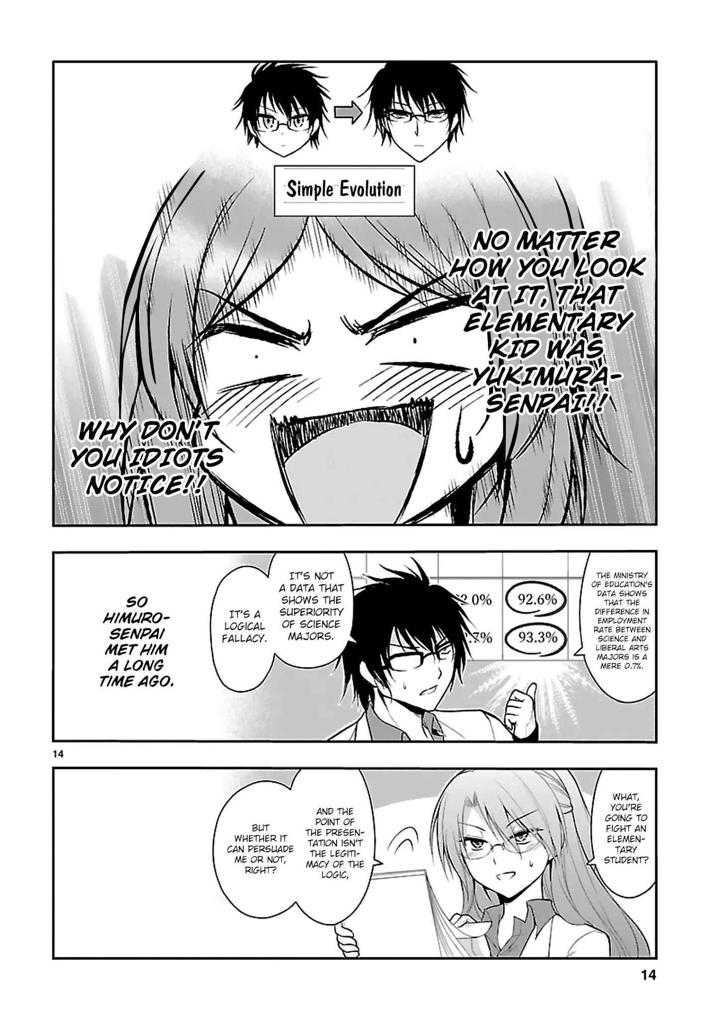Rikei ga Koi ni Ochita no de Shoumei shitemita - Chapter 7 - Page 14