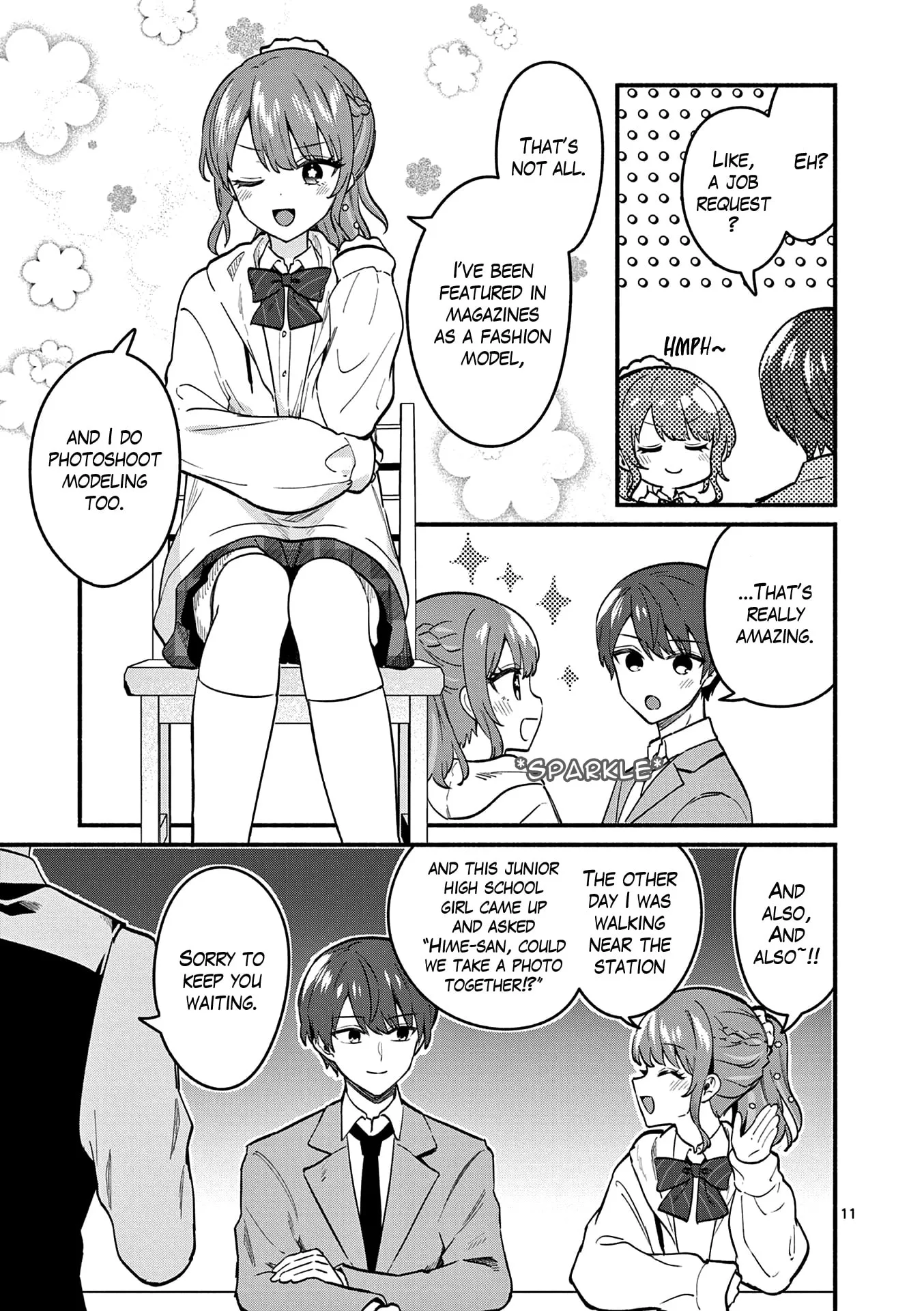 Shiotaiou no Sato-san ga Ore ni dake Amai - Chapter 84 - Page 11