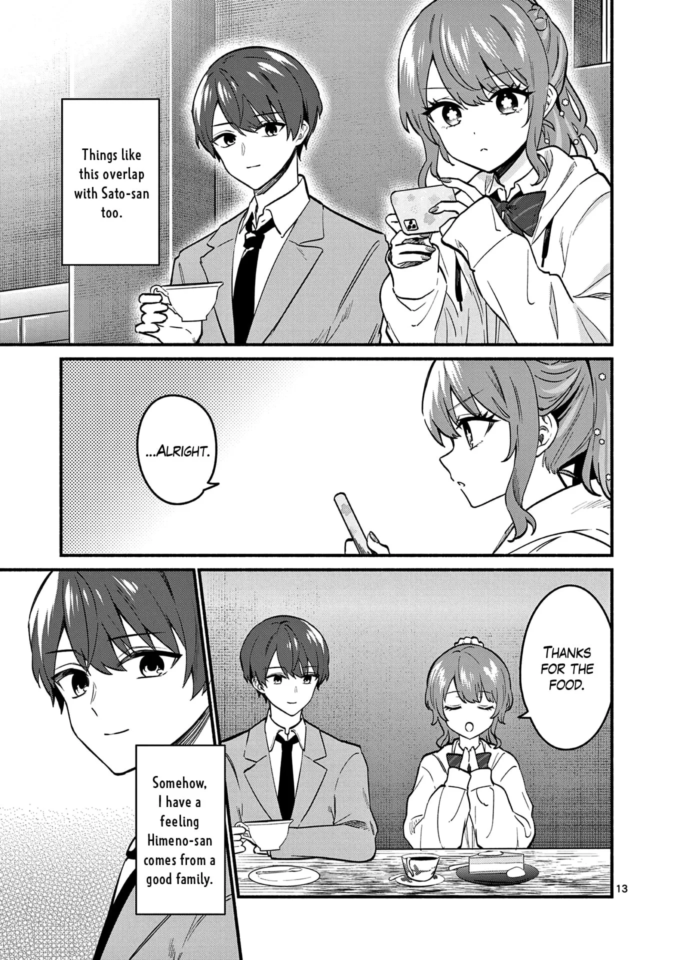 Shiotaiou no Sato-san ga Ore ni dake Amai - Chapter 84 - Page 13