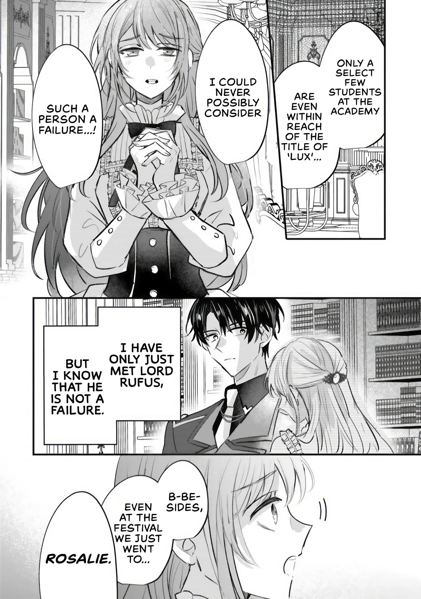 A Love-Distrusting Noble Lady Doesn't Notice the Cold Knight's Devotion - Chapter 3.2 - Page 8