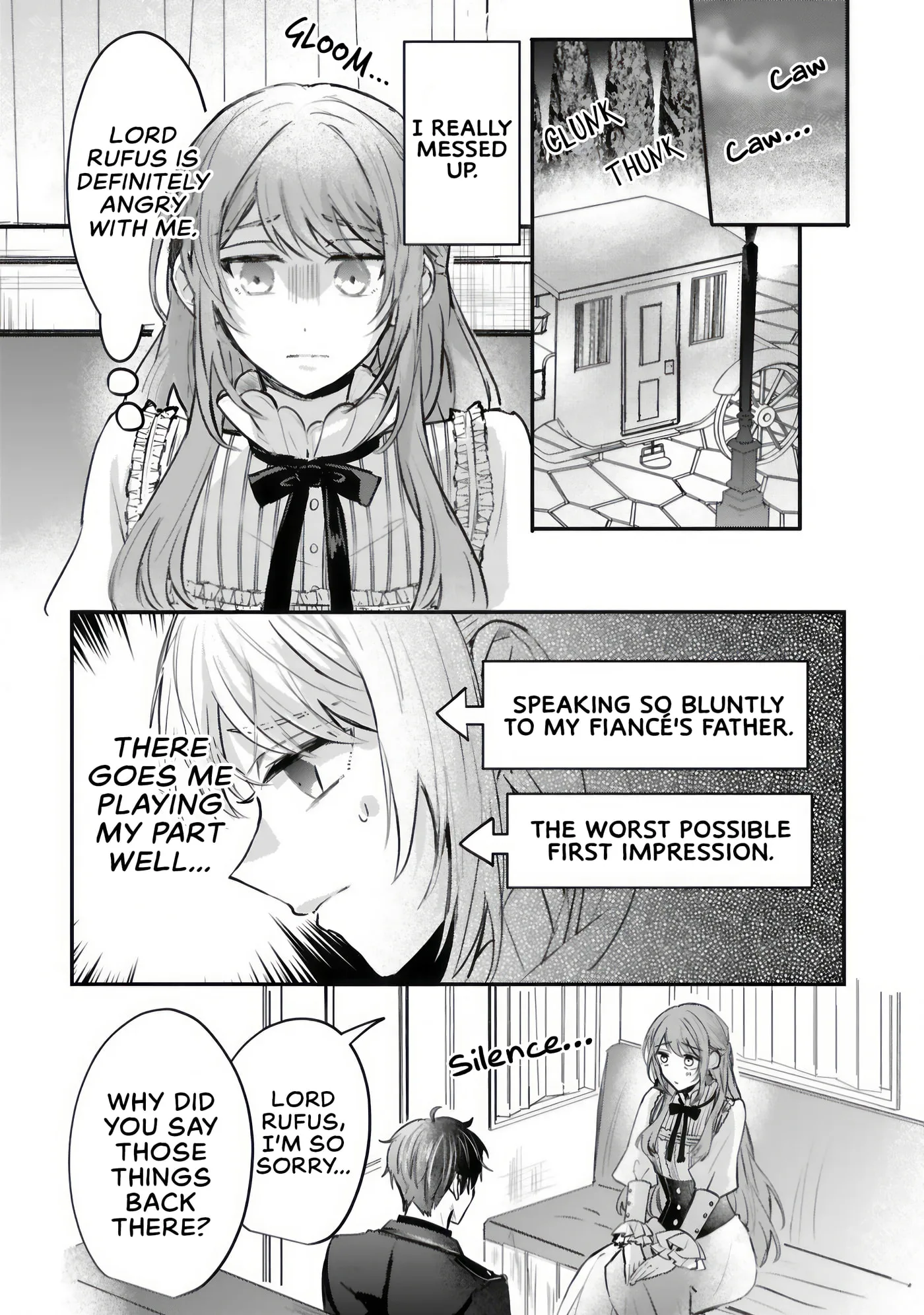 A Love-Distrusting Noble Lady Doesn't Notice the Cold Knight's Devotion - Chapter 3.2 - Page 10