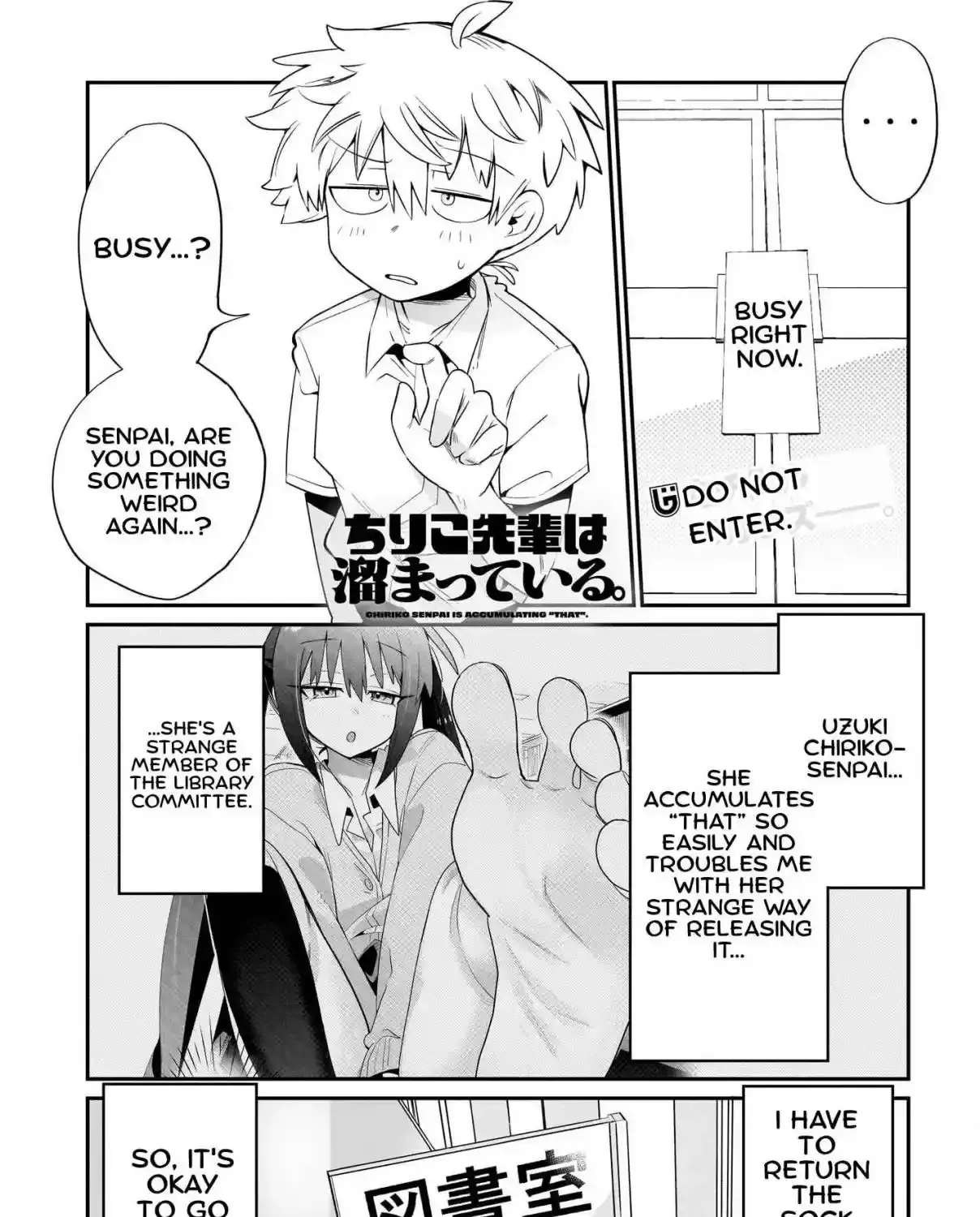 Chiriko Senpai is Accumulating 'That' - Chapter 2 - Page 1