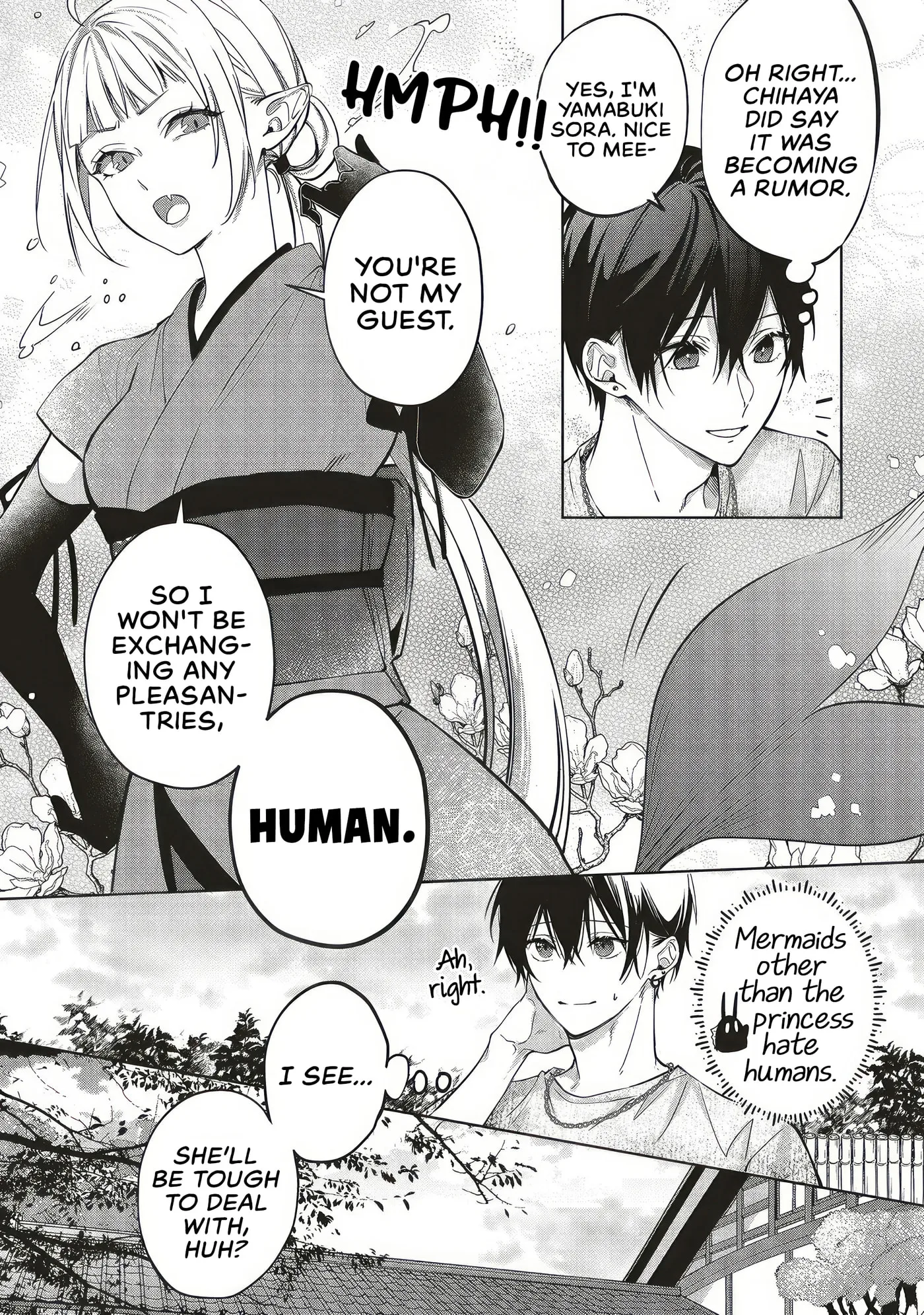 Akinai Ningyo to Soku no Hatsukoi - Chapter 6.3 - Page 2