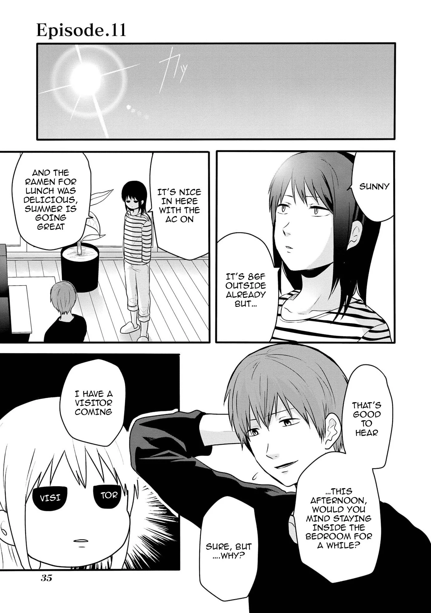I Cannot Grasp Her Arms - Chapter 11 - Page 1