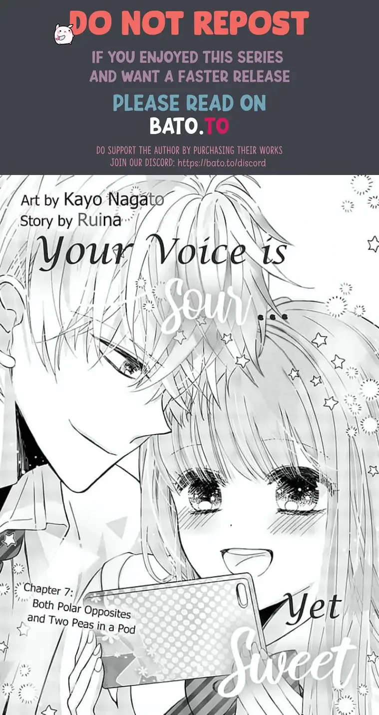 Your Voice Is Sour... Yet Sweet - Chapter 7 - Page 1