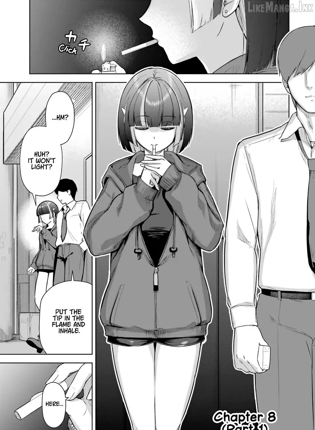 The Story of the Cool, Downer-type University Girl Beside Me at the Standing Bar - Chapter 8.1 - Page 1