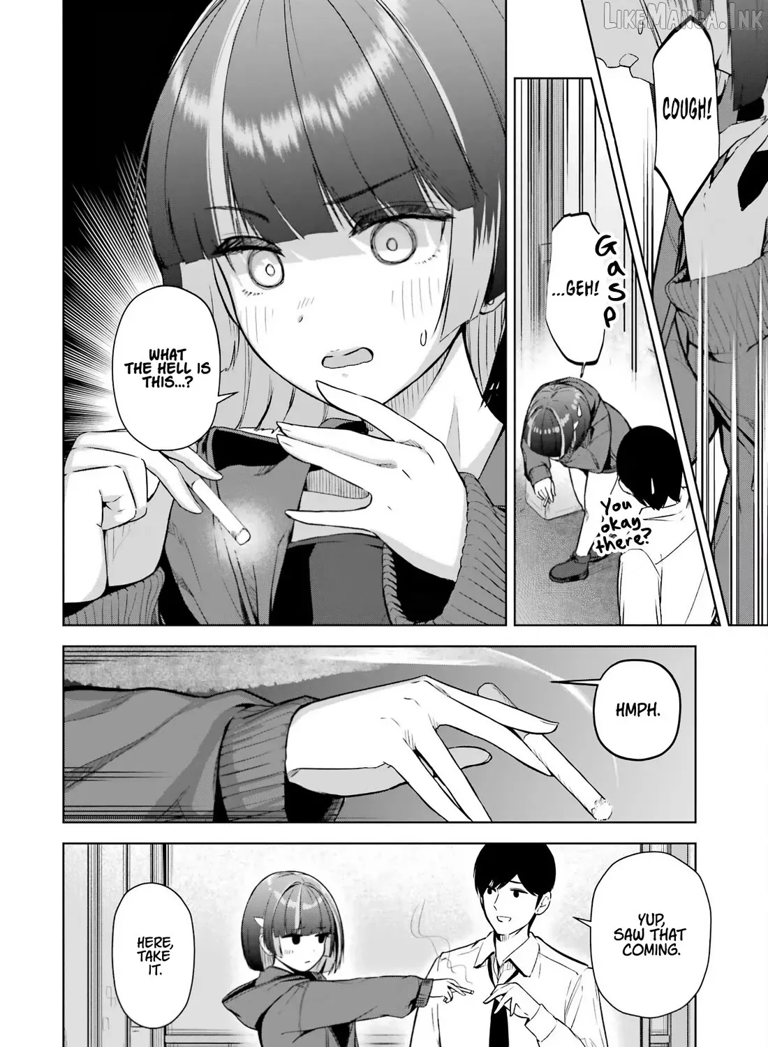 The Story of the Cool, Downer-type University Girl Beside Me at the Standing Bar - Chapter 8.1 - Page 7