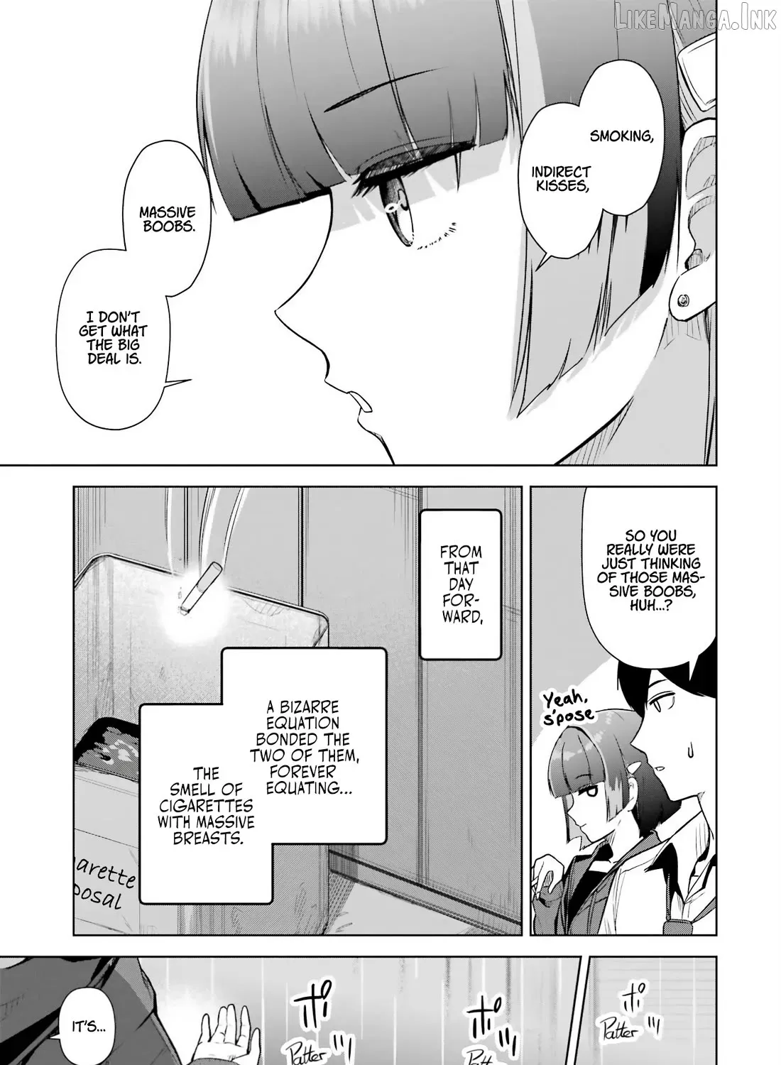 The Story of the Cool, Downer-type University Girl Beside Me at the Standing Bar - Chapter 8.1 - Page 17