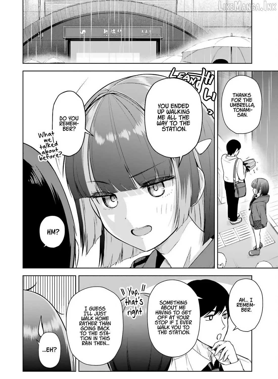 The Story of the Cool, Downer-type University Girl Beside Me at the Standing Bar - Chapter 8.1 - Page 23