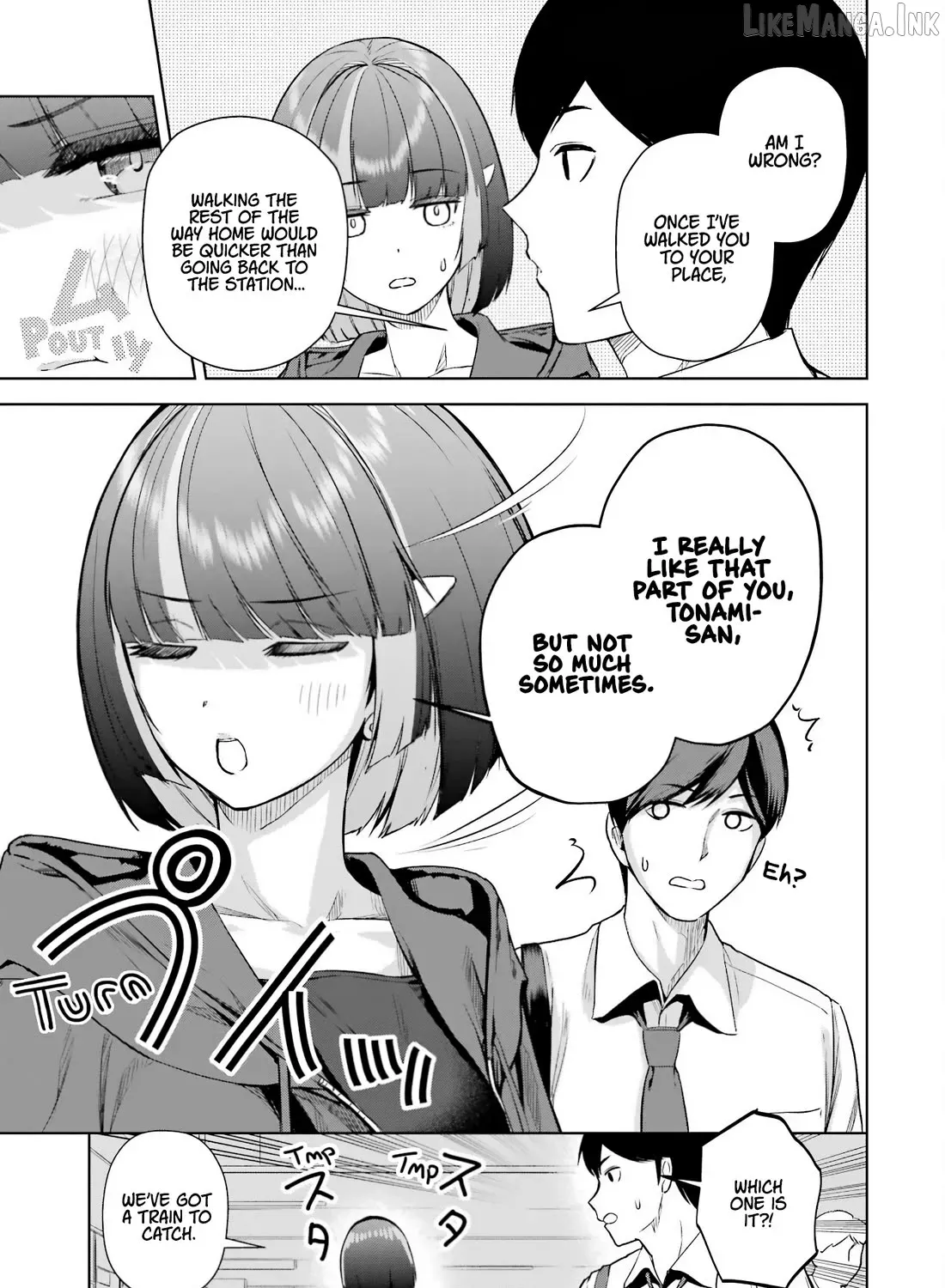 The Story of the Cool, Downer-type University Girl Beside Me at the Standing Bar - Chapter 8.1 - Page 24