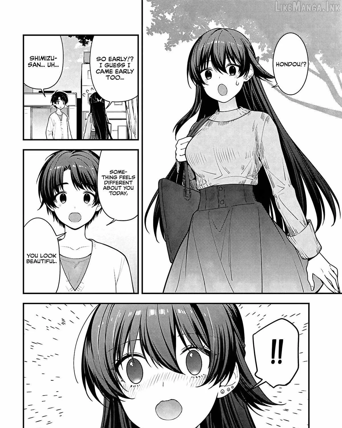 Tonari no Seki no Yankee Shimizu-san ga Kami o Kuroku Sometekita - Chapter 20 - Page 15