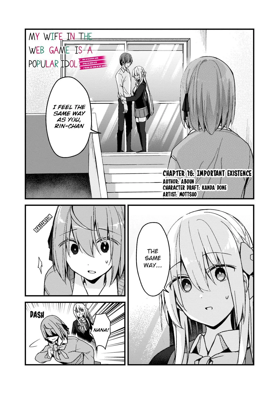 My Web Game Wife is a Popular Idol IRL - Chapter 18 - Page 1