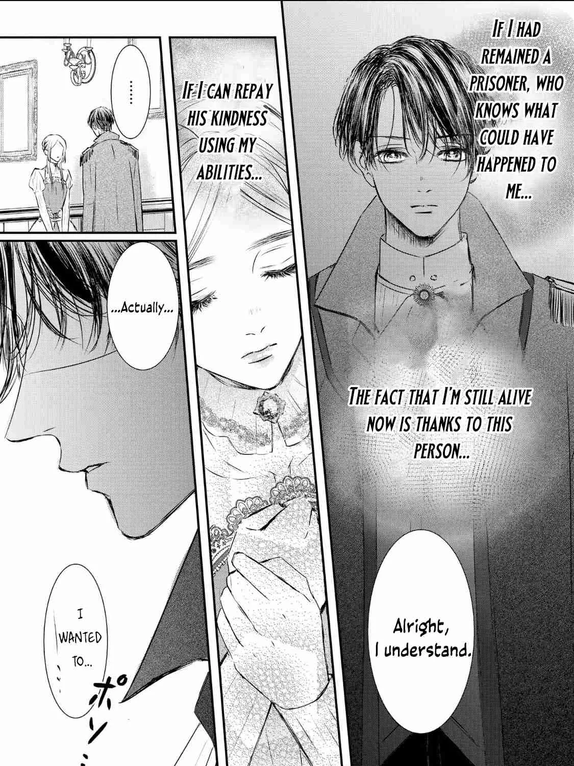 Kore kara Shiawase ni narimasu! Shiitagerare Reijou desu ga Tekitaikoku no Koushaku-sama ni Naze ka Dekiaisaretemasu - Chapter 1 - Page 39