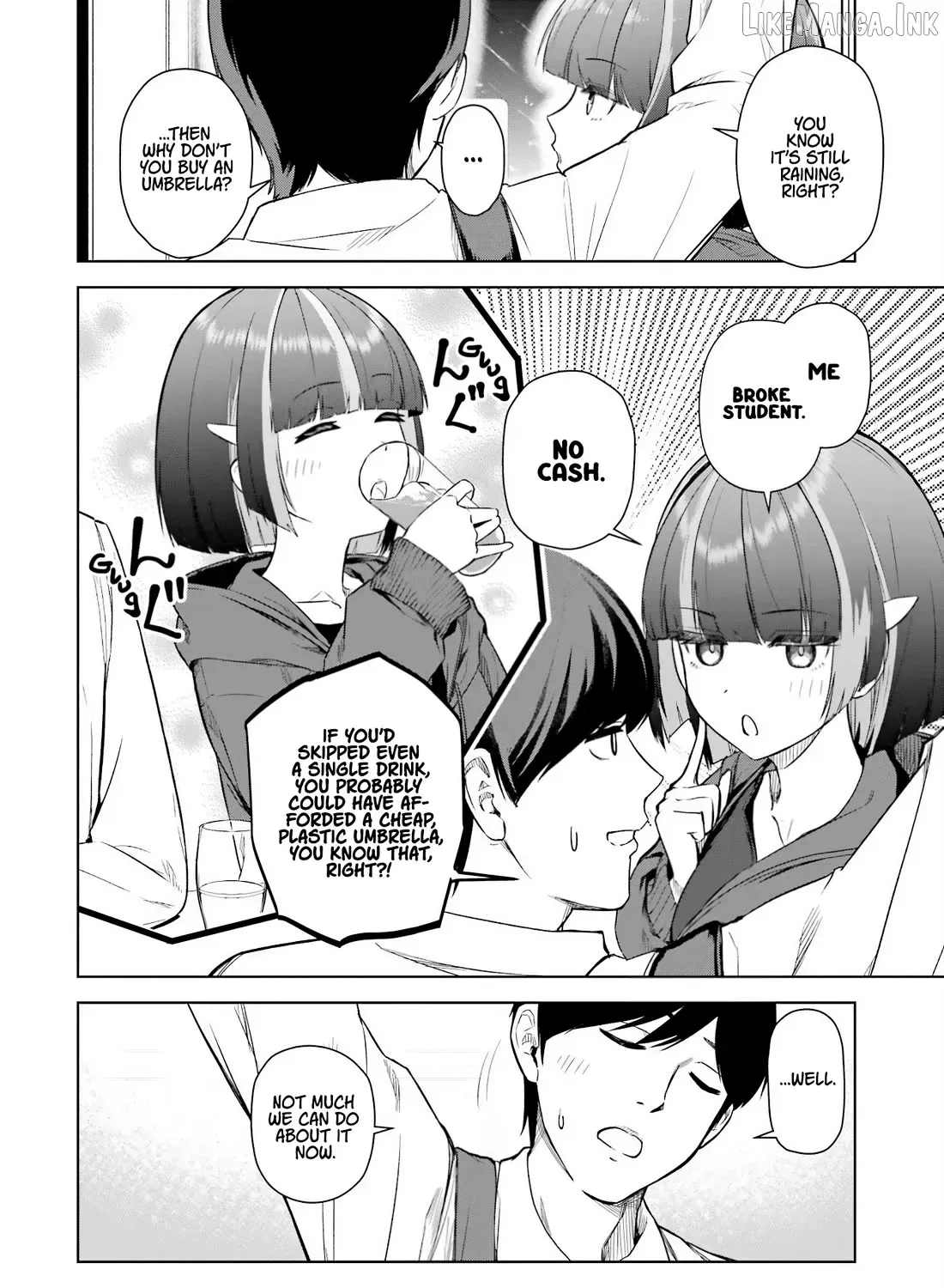 The Story of the Cool, Downer-type University Girl Beside Me at the Standing Bar - Chapter 8.2 - Page 3