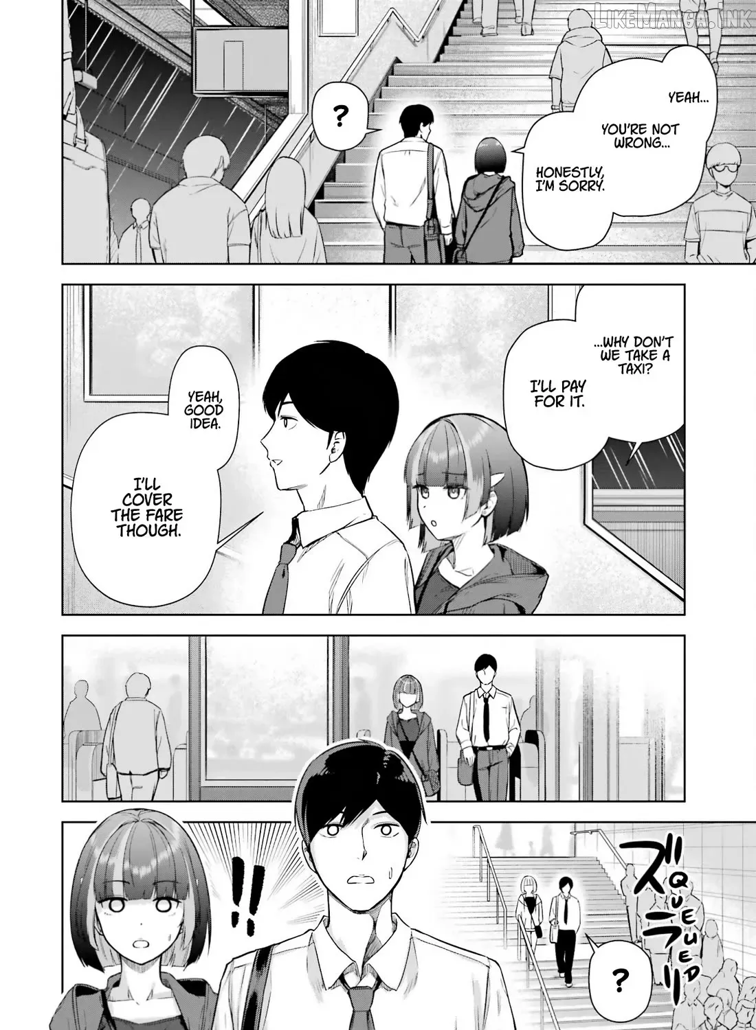 The Story of the Cool, Downer-type University Girl Beside Me at the Standing Bar - Chapter 8.2 - Page 6