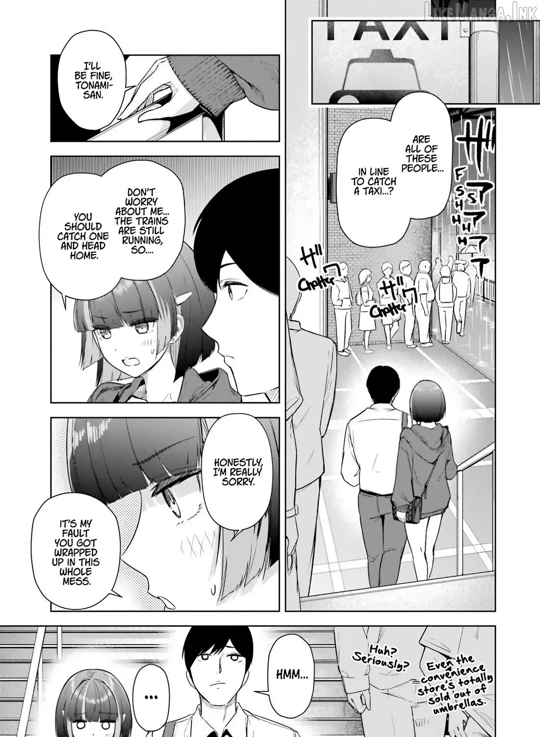 The Story of the Cool, Downer-type University Girl Beside Me at the Standing Bar - Chapter 8.2 - Page 8