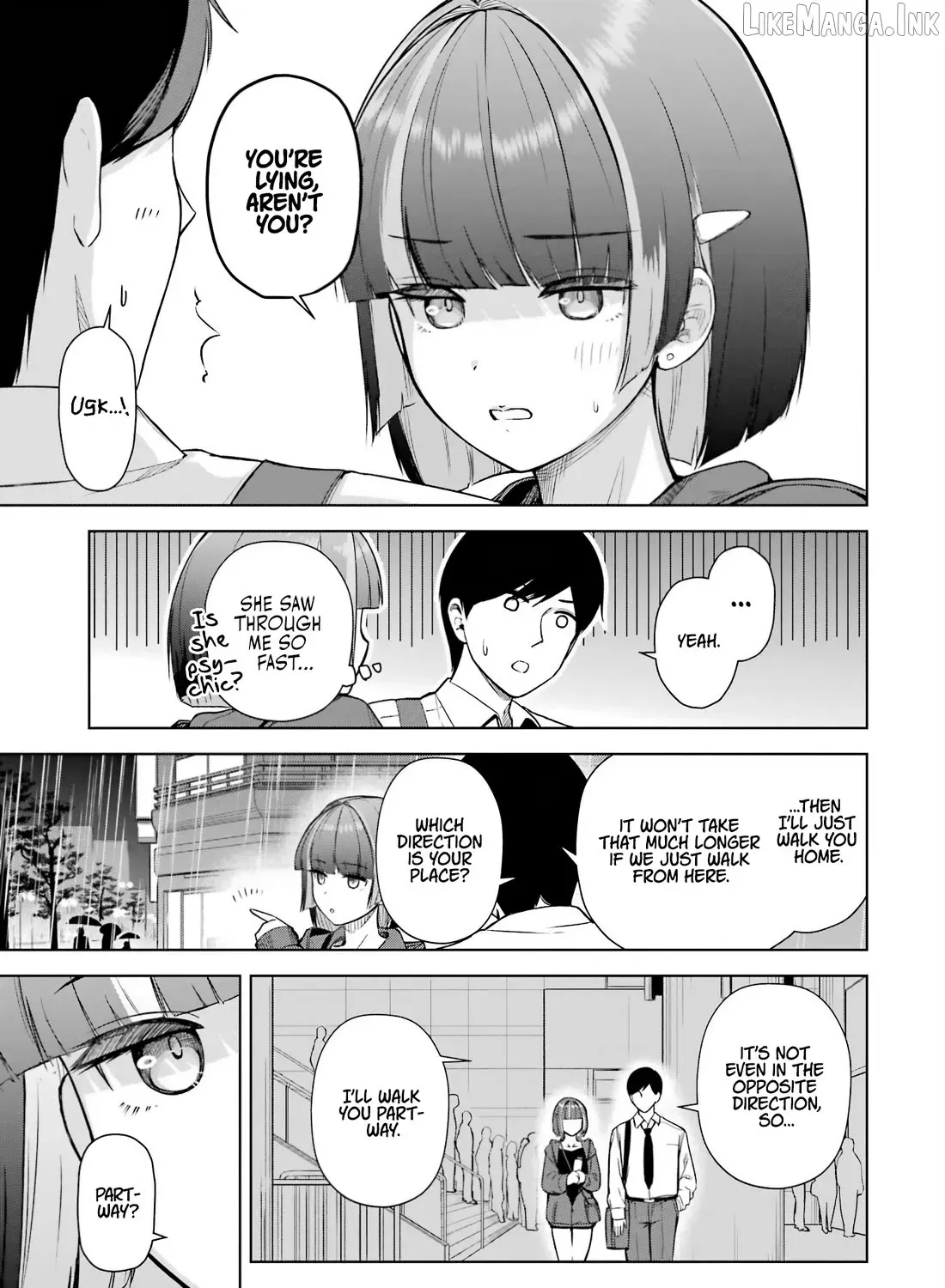 The Story of the Cool, Downer-type University Girl Beside Me at the Standing Bar - Chapter 8.2 - Page 12