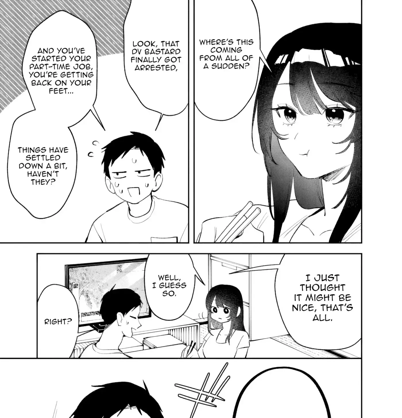 Living together with the queen from my high school days who was arrogant, surprisingly isn't that uncomfortable - Chapter 38 - Page 13