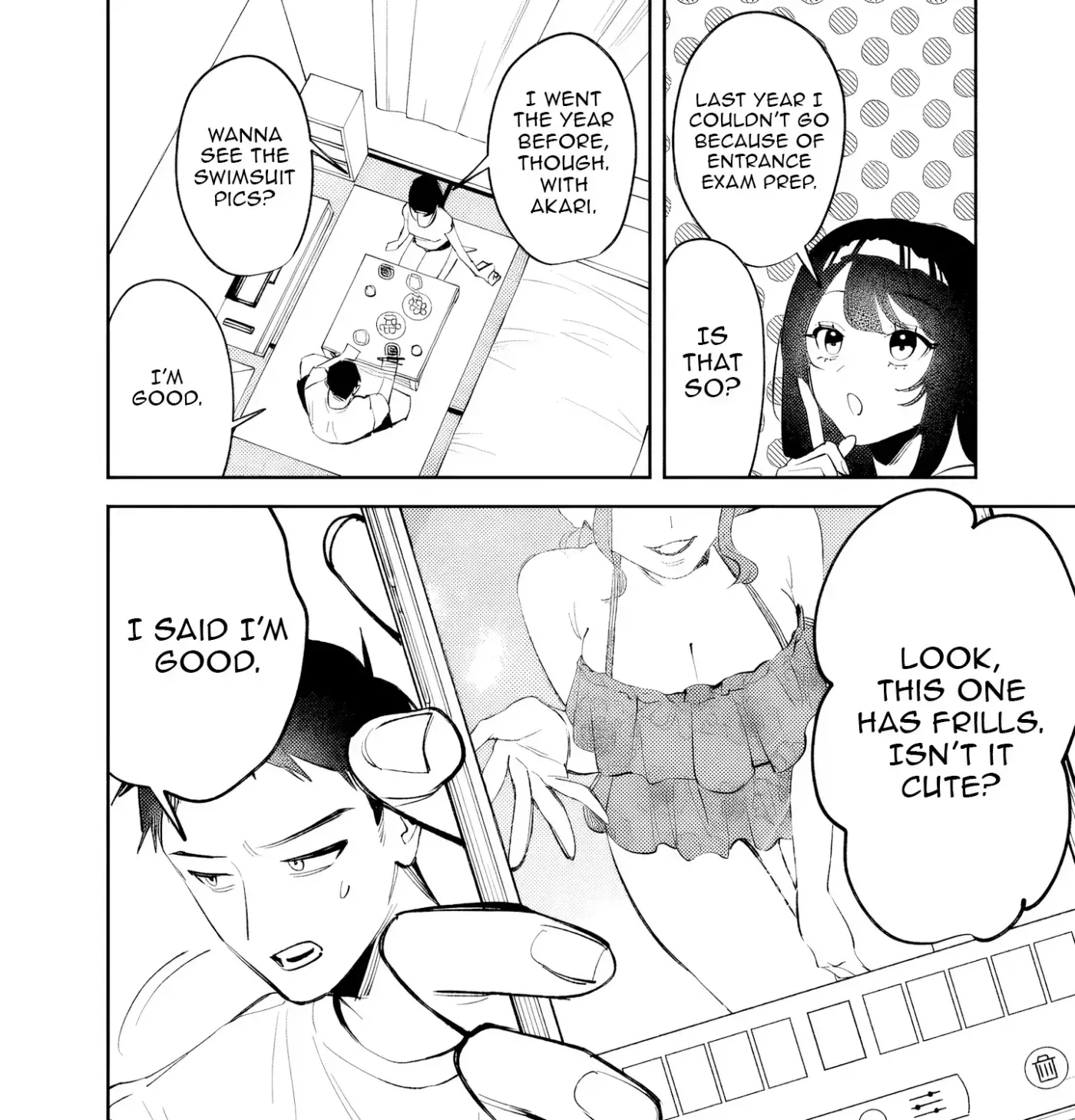 Living together with the queen from my high school days who was arrogant, surprisingly isn't that uncomfortable - Chapter 38 - Page 19