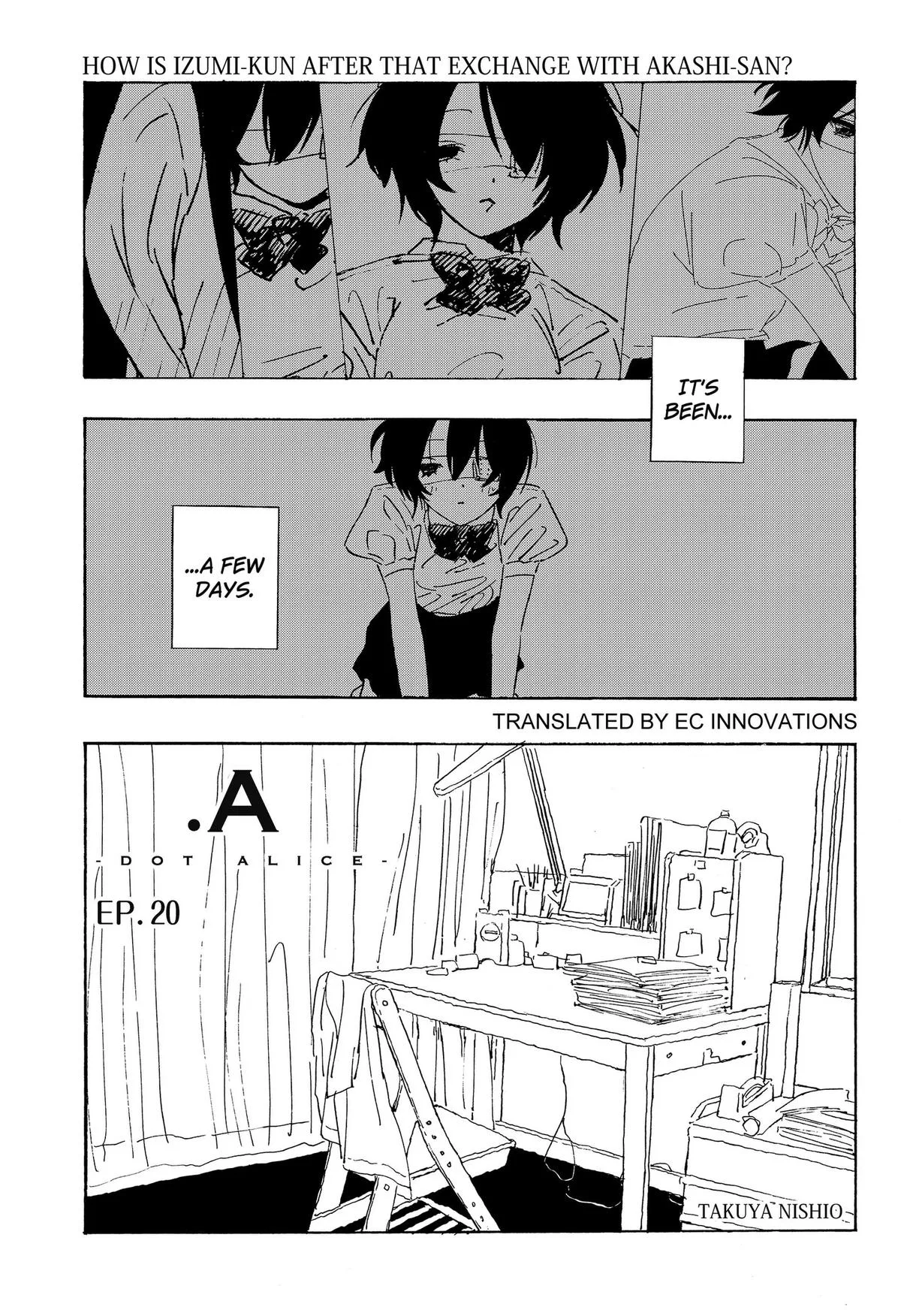 .A -dot Alice- - Chapter 20 - Page 1