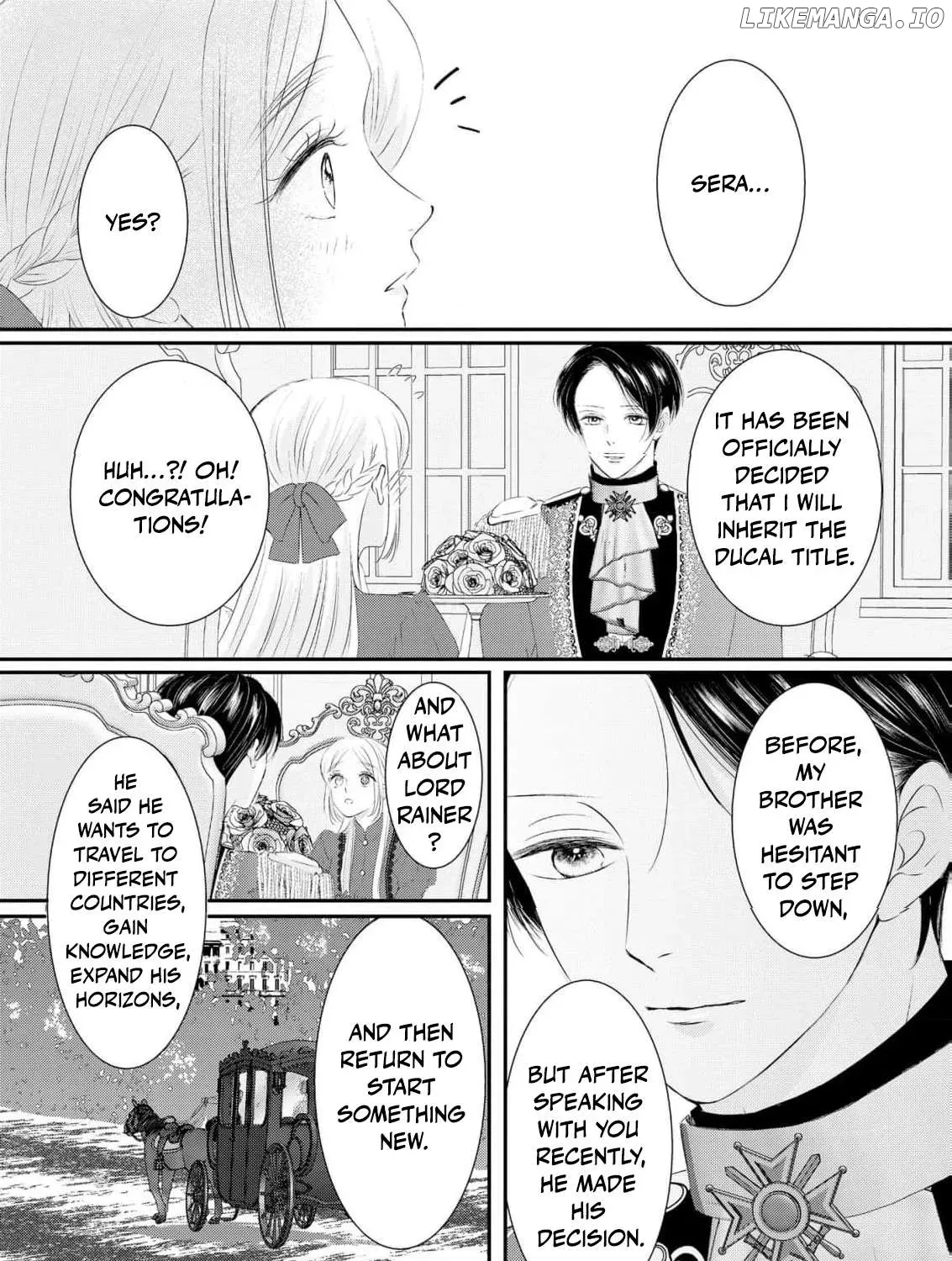 Kore kara Shiawase ni narimasu! Shiitagerare Reijou desu ga Tekitaikoku no Koushaku-sama ni Naze ka Dekiaisaretemasu - Chapter 18 - Page 53