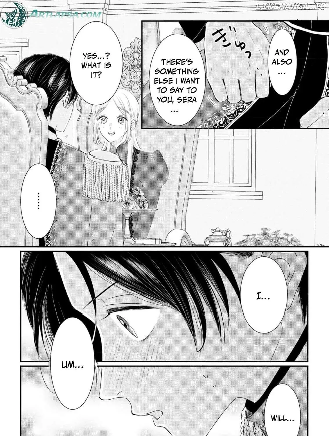 Kore kara Shiawase ni narimasu! Shiitagerare Reijou desu ga Tekitaikoku no Koushaku-sama ni Naze ka Dekiaisaretemasu - Chapter 18 - Page 57
