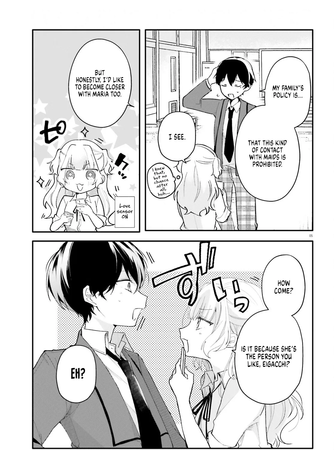 My maid looks like the girl I like in my class - Chapter 5 - Page 9