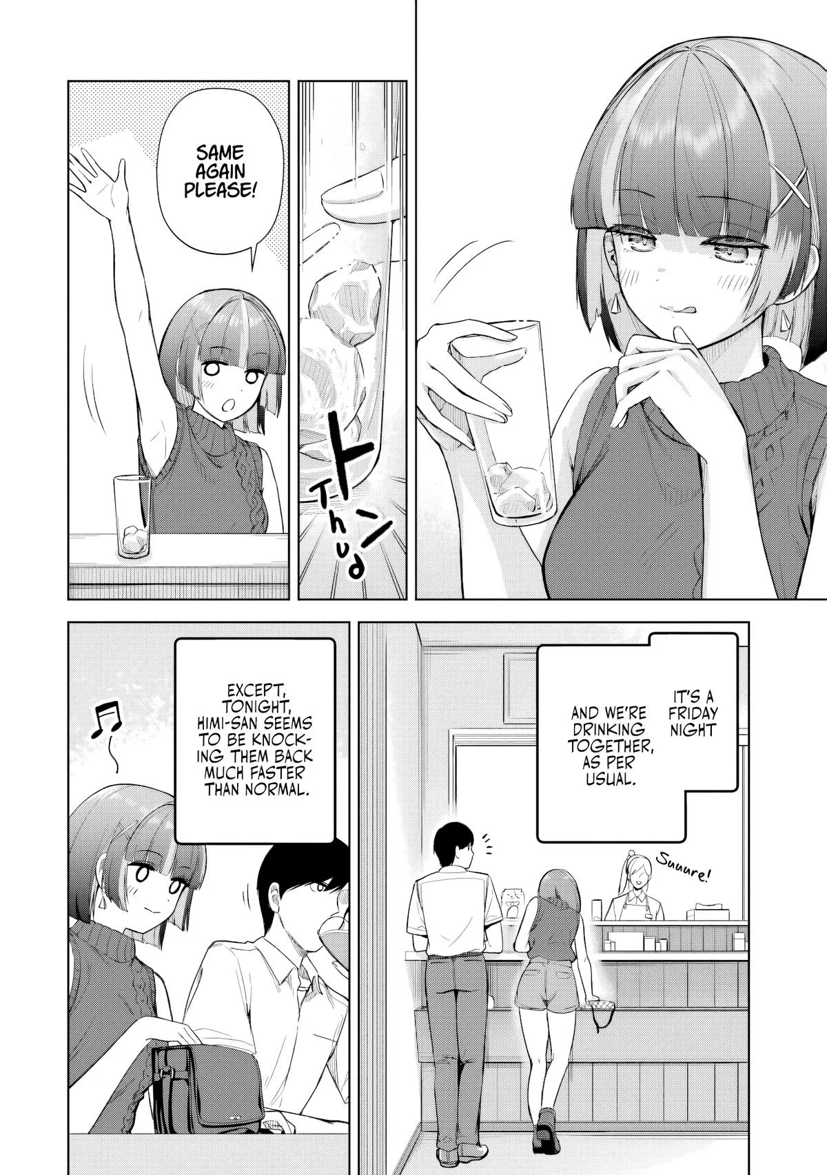 The Story of the Cool, Downer-type University Girl Beside Me at the Standing Bar - Chapter 9 - Page 4